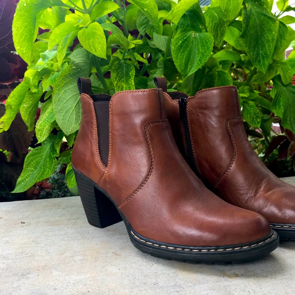 Rieker leather boots